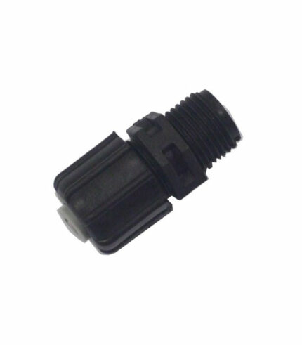 Injection lip valve in polypropylene (PP) tube connection with ring nut